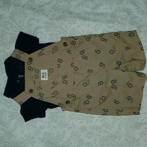 Carter's shortall outfit